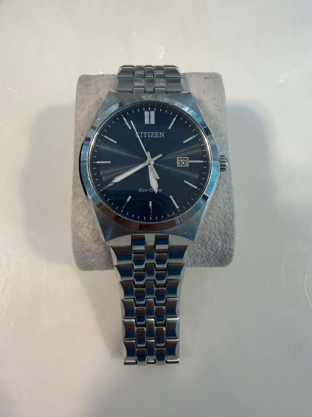 Citizen Eco-Drive Stainless Steel Watch - Blue Dial